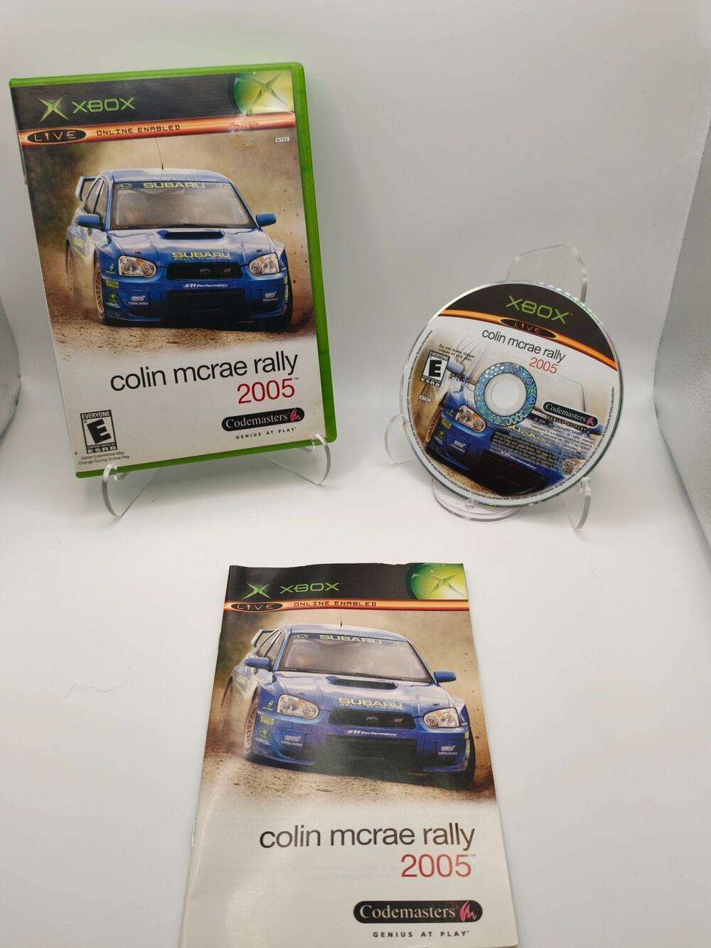 Colin McRae Rally 2005 Xbox CIB Complete Manual